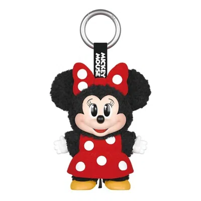 Pop Mart Disney Mickey Family Together Keychain 'minni' In Red