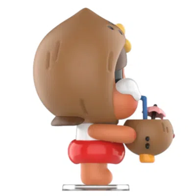 Pop Mart Crybaby Coconut Figure 'brown' In Multi