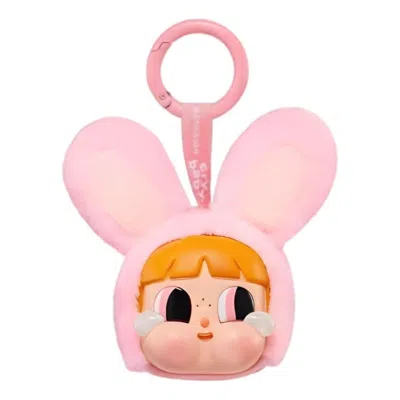 Pop Mart X Powerpuff Girls Crybaby Bunny Blossom Pendant In Pink