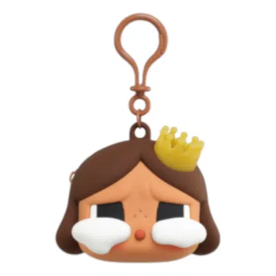 Pop Mart Crybaby Shiny Shiny Earphone Case 'brown' In Multi