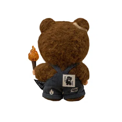 Pop Mart Hirono Living Wild-fight For Joy Plush Doll In Brown