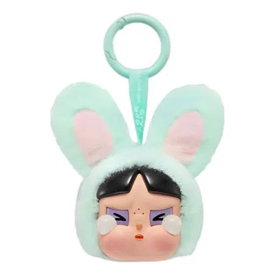 Pop Mart X Powerpuff Girls Crybaby Bunny Buttercup Pendant In Green