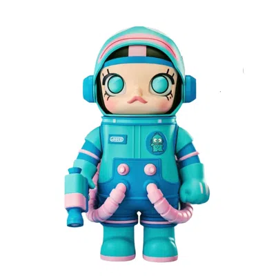 Pop Mart Mega Space Molly Sanrio Characters Hangyodon 400% In Blue