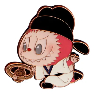 Pop Mart The Monsters Labubu Let's Have Fun Together Badge 'ring Toss' In Black
