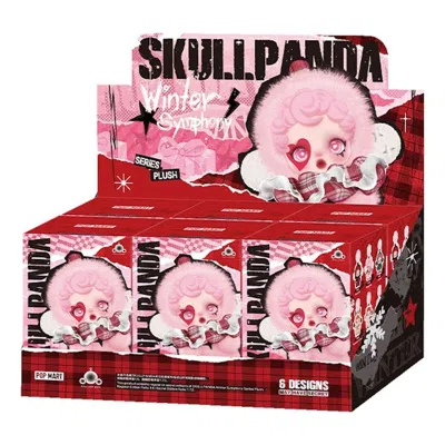 Pop Mart Skullpanda Winter Symphony Pendant Sealed Case (6 Blind Boxes) In Multi