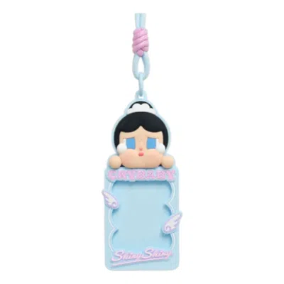 Pop Mart Crybaby Shiny Shiny Card Holder 'shiny Dancer' In Blue