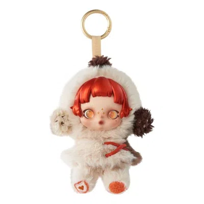 Pop Mart Skullpanda Winter Symphony Pendant 'ode To Cocoa' In Neutral