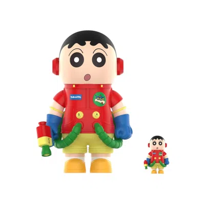 Pop Mart Mega Space Molly Crayon Shinchan Blind Box 100% & 400% Set (1 Blind Box) In Multi