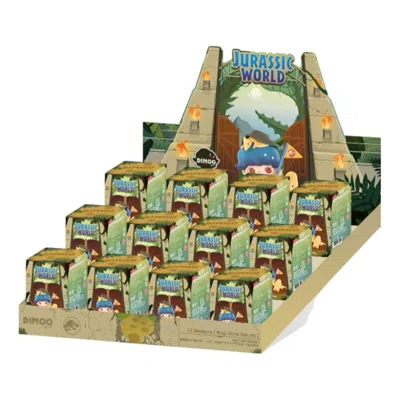 Pop Mart Dimoo Jurassic World Figures Sealed Case (12 Blind Boxes) In Multi