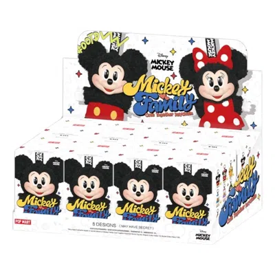 Pop Mart Disney Mickey Family Together Keychain Sealed Case (8 Blind Boxes) In Multi