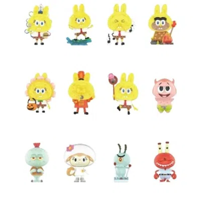 Pop Mart X Spongebob The Monsters Labubu Sealed Case (12 Blind Boxes) In Multi