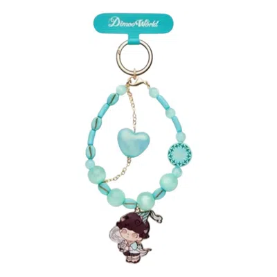 Pop Mart Dimoo Crush On Coffee Phone Charm 'peppermint Heartbeat' In Blue