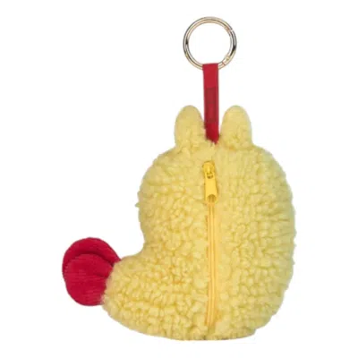 Pop Mart Labubu The Monsters Wacky Mart Earphone Case In Yellow