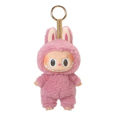 Pop Mart The Monsters Labubu Tasty Macarons Pendant 'lychee Berry' In Pink