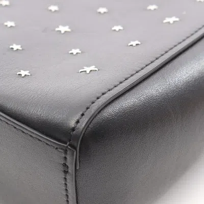 Pre-owned Jimmy Choo Black Leather Tote Bag ()