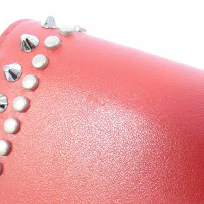 Pre-owned Jimmy Choo Red Color Leather Shoulder Bag ()