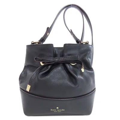 Pre-owned Kate Spade Black Leather Shoulder Bag ()