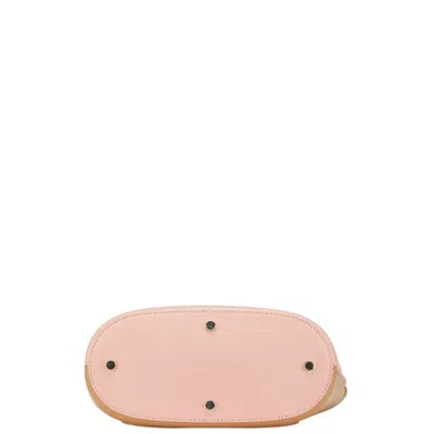 Pre-owned Kate Spade Brown Pink Leather Handbag Shoulder Bag ()