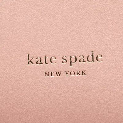 Pre-owned Kate Spade Brown Pink Leather Handbag Shoulder Bag ()