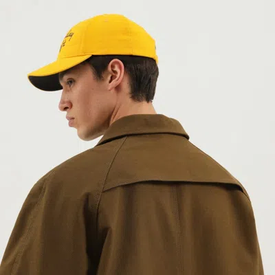 1989 Studio Mackintosh Coat With Back Yoke And Collar In Brown