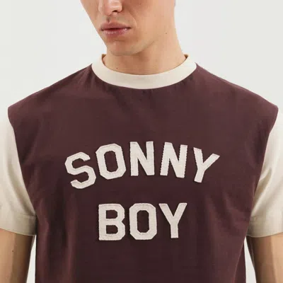 1989 Studio Boy Graphic Print Crew Neck T-shirt In Brown