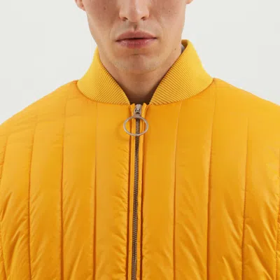 1989 Studio Quilted Down Jacket Long Sleeves In Yellow