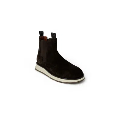 Liu •jo Liu Jo Brown Suede Leather Men's Boot In Brown