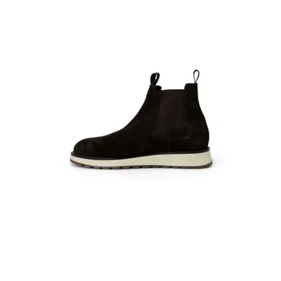 Liu •jo Liu Jo Brown Suede Leather Men's Boot In Brown