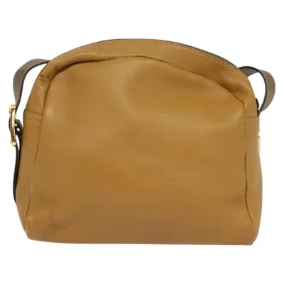 Pre-owned Loewe Anagram Brown Leather Shoulder Bag ()