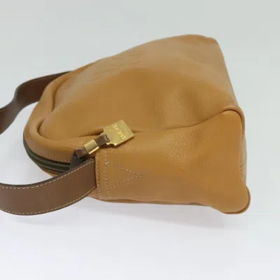 Pre-owned Loewe Anagram Brown Leather Shoulder Bag ()