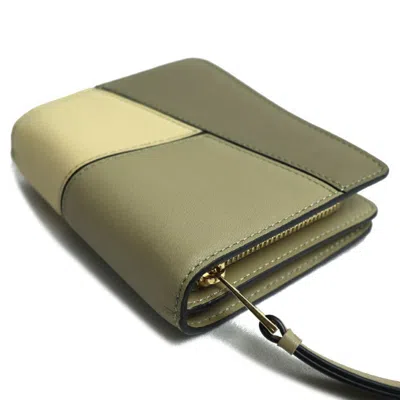 Pre-owned Loewe Green Leather Wallet (bi-fold) ()