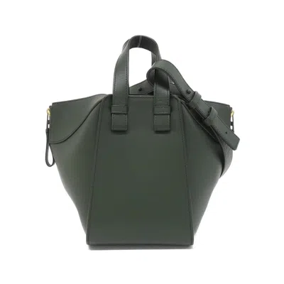 Pre-owned Loewe Khaki Leather Shoulder Bag ()