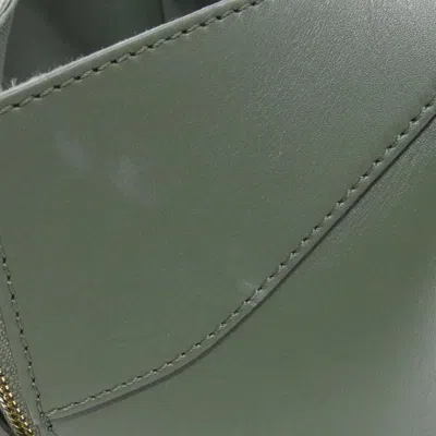 Pre-owned Loewe Khaki Leather Shoulder Bag ()