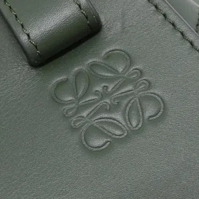 Pre-owned Loewe Khaki Leather Shoulder Bag ()