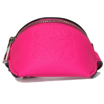 Pre-owned Loewe Pink Coin Purse/coin Case ()