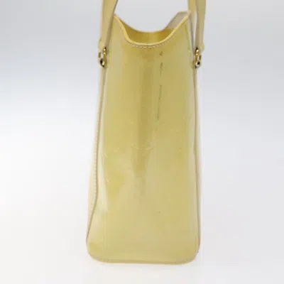 Pre-owned Louis Vuitton Avalon Beige Patent Leather Tote Bag ()