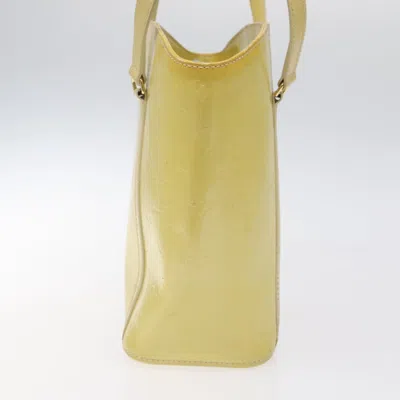 Pre-owned Louis Vuitton Avalon Beige Patent Leather Tote Bag ()