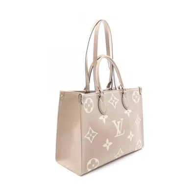Pre-owned Louis Vuitton Beige Ivory Monogram Empreinte Tote Bag ()