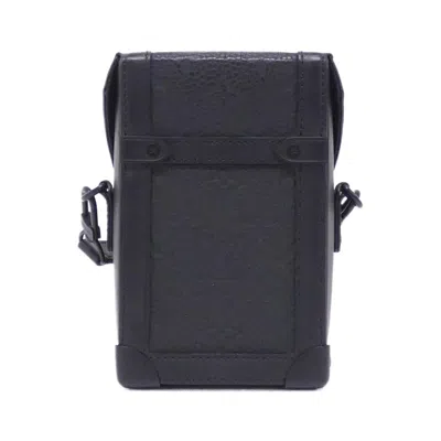 Pre-owned Louis Vuitton Black Leather Shoulder Bag ()