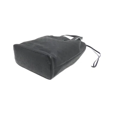 Pre-owned Louis Vuitton Black Leather Tote Bag ()