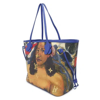 Pre-owned Louis Vuitton Blue Multi-color Monogram Tote Bag ()