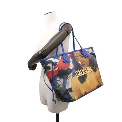 Pre-owned Louis Vuitton Blue Multi-color Monogram Tote Bag ()