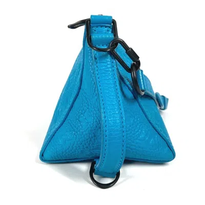 Pre-owned Louis Vuitton Blue Turquoise Monogram Empreinte Pochette Shoulder Bag ()