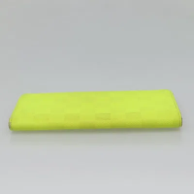 Pre-owned Louis Vuitton Brazza Green Leather Wallet  ()