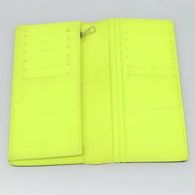 Pre-owned Louis Vuitton Brazza Green Leather Wallet  ()