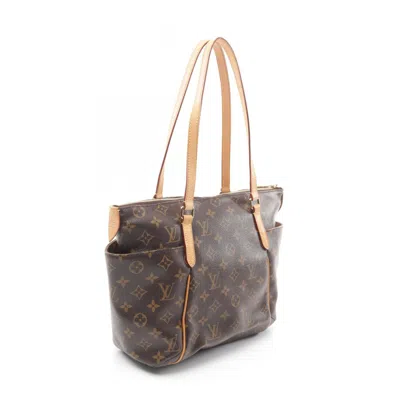 Pre-owned Louis Vuitton Brown Coated Canvas Monogram Pvc Leather Tote Bag ()