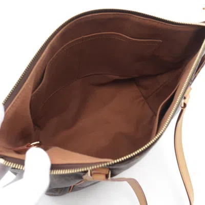 Pre-owned Louis Vuitton Brown Coated Canvas Monogram Pvc Leather Tote Bag ()
