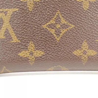 Pre-owned Louis Vuitton Brown Marron Coated Canvas Long Wallet (bi-fold) ()