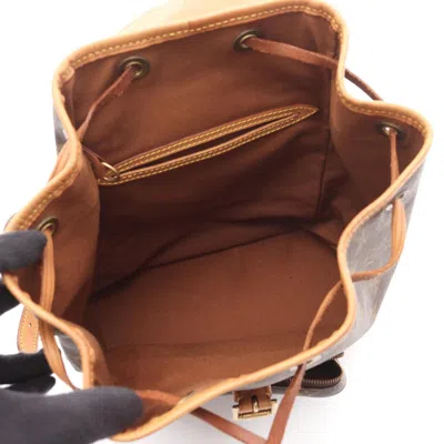 Pre-owned Louis Vuitton Brown Monogram Coated Canvas Backpack ()