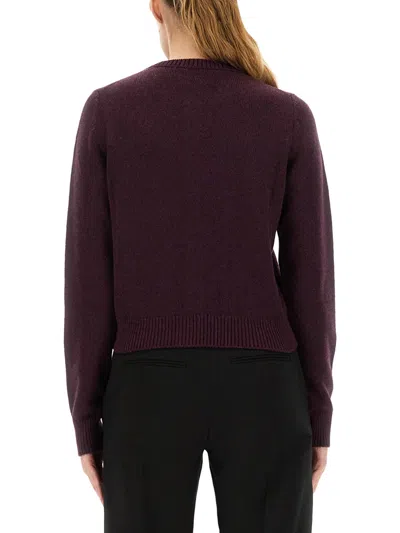 Khaite "everheart" Cardigan In Purple